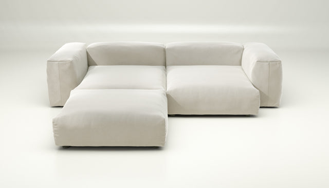 vetsak | Sofa Set 03 - Suave - Pearl | Modular Sofa | 3.5 Seater | Big Sofa | Corner Sofa