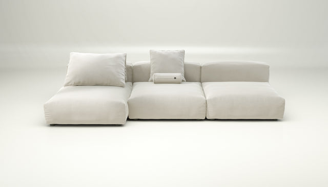vetsak | Sofa Set 04 - Suave - Pearl | Modular Sofa | 5 Seater | Big Sofa