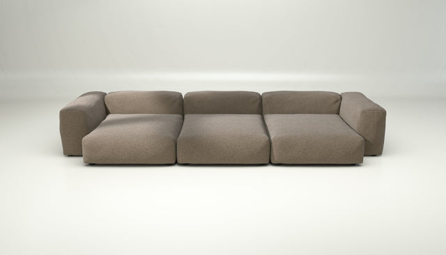 vetsak | Sofa Set 05 - Loop Loop - Taupe | Modular Sofa | 5 Seater | Big Sofa | Corner Sofa