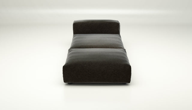 vetsak | Sofa Set 07 - Sun Lounger - Suave - Anthracite | Modular Sofa | 2 Seater | Daybed | Chaiselounge